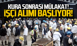 TTK'ya işçi alımı başlıyor! Kura sonrası mülakat!