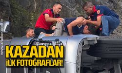 Zonguldak'ta kaza. İki kişi böyle kurtarıldı!