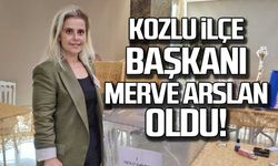 Kozlu İlçe Başkanı Merve Arslan oldu!