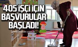 405 işçi için başvurular başladı!