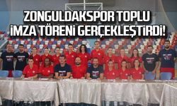 Zonguldakspor toplu imza töreni gerçekleştirdi!