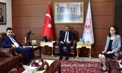 Cumhuriyet Başsavcısı ve Ağır Ceza Mahkemesi Başkanından Vali Hacıbektaşoğlu’na ziyaret