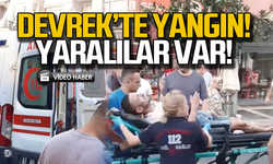 Devrek'te yangın! Yaralılar var!