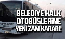 Belediye Halk Otobüslerine yeni ZAM kararı!