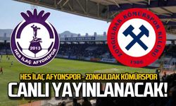 Afyonspor-Kömürspor maçı canlı yayınlanacak!