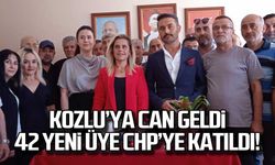 Kozlu'ya can geldi! 42 kişi CHP'ye katıldı.