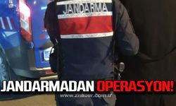 Jandarmadan operasyon!