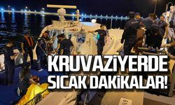 Kruvaziyerde sıcak dakikalar!