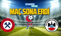 Zonguldak Kömürspor-Diyarbekirspor maçı sona erdi
