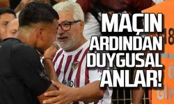 Maçın ardından duygusal anlar