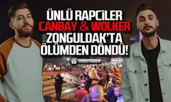 Ünlü rapciler Canbay & Wolker Zonguldak'ta ölümden döndü!