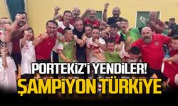 Portekiz'i yendiler! Şampiyon Türkiye