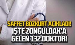 Saffet Bozkurt açıkladı. İşte Zonguldak'a gelen 132 doktor!
