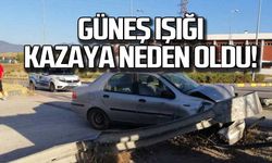 Güneş ışığı kazaya neden oldu!