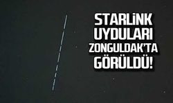 Starlink uyduları Zonguldak'ta görüldü!