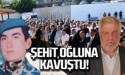 Şehit oğluna kavuştu!