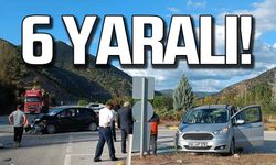 Kazalar peş peşe geldi! 6 yaralı