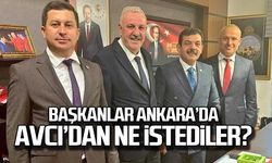 Başkanlar Ankara'da... Avcı'dan ne istediler?