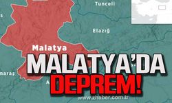 Malatya'da 4,3 büyüklüğünde deprem meydana geldi!
