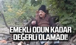 Zonguldak'ta emekli mi değerli odun mu?