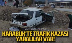 Karabük'te trafik kazası yaralılar var!