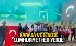 Karada ve denizde... Cumhuriyet her yerde!