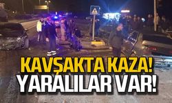 Kavşakta kaza! Yaralılar var!