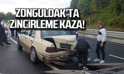 Zonguldak'ta zincirleme kaza!
