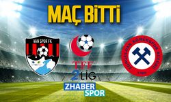 Vanspor - Zonguldak Kömürspor maçı sona erdi