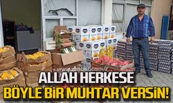 Zonguldaklı Muhtar zenginden topluyor fakire dağıtıyor!