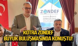 Murat Kotra ZONDEF büyük buluşmasında konuştu!