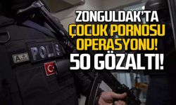 Zonguldak'ta çocuk pornosu operasyonu! 50 gözaltı!