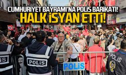Cumhuriyet Bayramı'na polis barikatı! Halk isyan etti!
