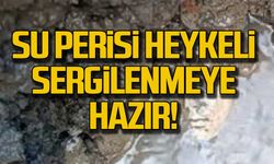 Su perisi heykeli sergilenmeye hazır!