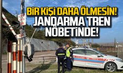 Bir kişi daha ölmesin! Jandarma tren nöbetinde!