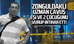 Zonguldaklı uzman çavuş Nevzat Acar eşi ve iki çocuğunu vurup intihar etti!