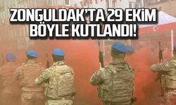 Zonguldak'ta 29 ekim böyle kutlandı!