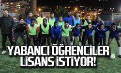 Afrikalı öğrenciler Türkiye'de futbol lisansı istiyor!