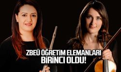 ZBEÜ öğretim elemanları birinci oldu!