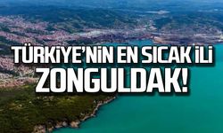 Türkiye'nin en sıcak ili Zonguldak!