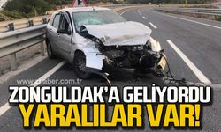 Zonguldak'a geliyordu yaralılar var!
