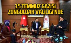 15 Temmuz Gazisi Zonguldak Valiliği'nde