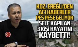 Kdz. Ereğli'de sele kapılan 3 kişi hayatını kaybetti