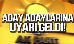 Zonguldak Ak Parti’den aday adaylarına uyarı geldi