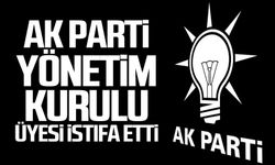 Ak Parti yönetim kurulu üyesi istifa etti!