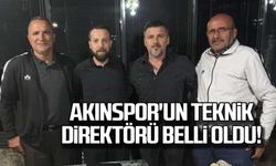 Akınspor'un teknik direktörü belli oldu!