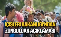 İçişleri Bakanlığı'ndan Zonguldak açıklaması
