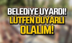 Devrek Belediyesi uyardı! Lütfen duyarlı olalım!