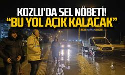 Kozlu'da sel nöbeti! Bu yol açık kalacak!