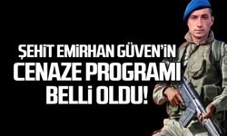 Şehit Emirhan Güven'in cenaze programı belli oldu!